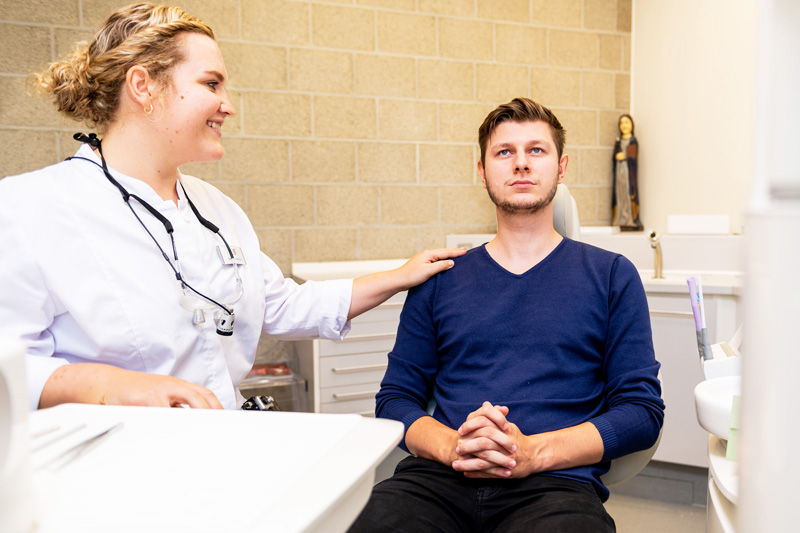 Behandlung verschlafen,entspannt aufwachen